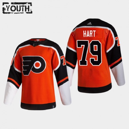 Kinder Eishockey Philadelphia Flyers Trikot Carter Hart 79 2020-21 Reverse Retro Authentic